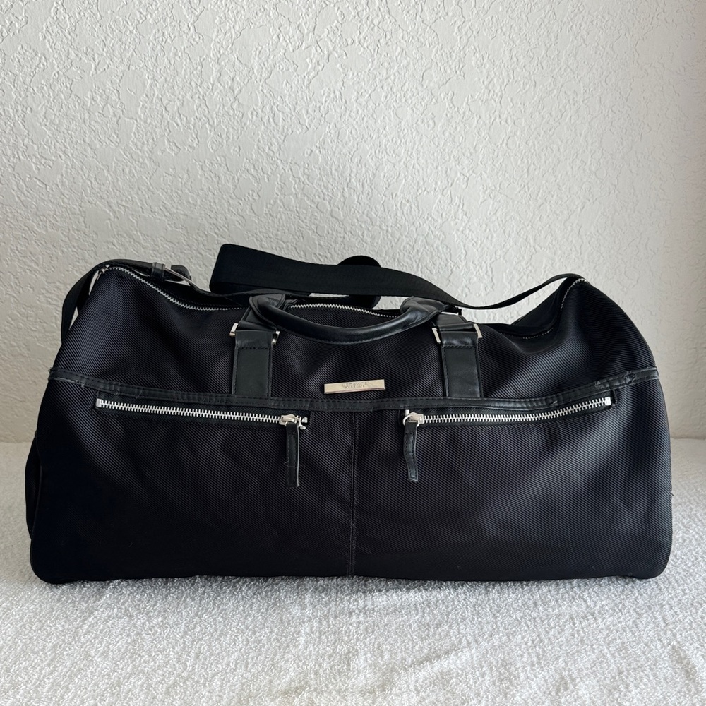 Versace Parfums Black Men's Duffel Bag